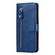 thumbnail image 3 of Funda tipo cartera para Google Pixel 7A con bolsillo con cremallera y ranuras para tarjetas – Función de soporte Azul, 3 of 6