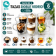 thumbnail image 1 of Pack 6 Tazas Doble Vidrio con Asa 450ml | Térmicas Frío y Caliente, 1 of 3