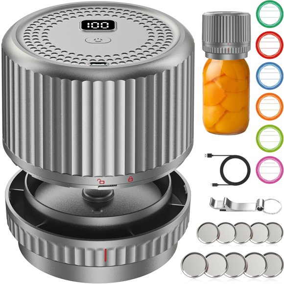 UNERVER M12 Sellador al Vacío Eléctrico para Tarros Mason Kit Portátil