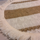 thumbnail image 4 of Individual De Mesa Tejido Con Flecos En Algodón Yute Natural, 4 of 4