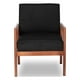 thumbnail image 1 of Sitial Frankfurt Tela Velvet Negro, 1 of 3