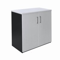 Muebles Santa Ana - Gabinete 2 Puertas Gb80 Maple Con Gris