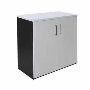 Muebles Santa Ana - Gabinete 2 Puertas Gb80 Maple Con Gris