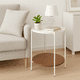 thumbnail image 2 of Mesa Lateral Auxiliar 2 Niveles Madera 42x42x52cm Blanco, 2 of 5