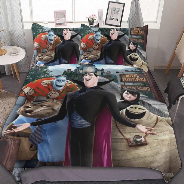 Hotel Transylvania3 Pieces Bedding Se Soft Comforter Se Decor Bedroom Gif