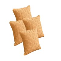 Genérico - Set De 4 Fundas De Cojin Serie Abanico 45X45 Cm Naranja