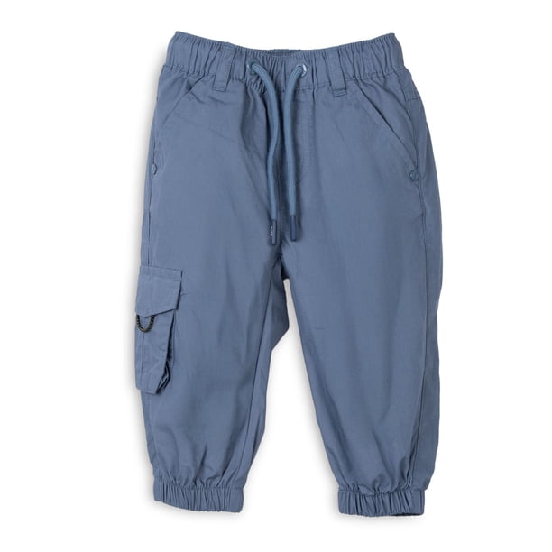 Pantalón Bebé Niño Cargo Elasticado Azul Pillin