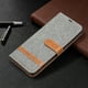 thumbnail image 1 of Stylish Denim Patchwork Flip Cover Wallet Case for Xiaomi Redmi Note 12 Series & Redmi Note 10 Series - Card Stand Slot Phone Cover, 1 of 5
