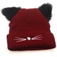 thumbnail image 5 of 2 Packs Mujeress Hat Gato Ears Tejido a puntoted Hat Beanie Hat para niñas, 5 of 7