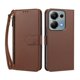 thumbnail image 3 of Funda con Billetera para [Xiaomi Redmi Note 14S 4G] con Bolsillo Zipper y Tarjetero Marrón, 3 of 6