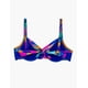 thumbnail image 4 of Bikini estilo sostén torcido copa C estampado azul Talla 48, 4 of 8