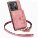 thumbnail image 1 of Funda Tipo Cartera con Correa Cruzada para OnePlus 10T Protección Contra Golpes Rosa, 1 of 6