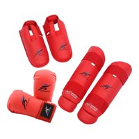 Ioensy - Guantes De Boxeo, Espinilleras, Equipo De Combate De Taekwondo, Equipo De Combate Sanda Mma S