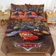 thumbnail image 4 of Cars Lightning McQueen Boys 3 Piece Bedding with 1 Flat Sheet And 2 Pillowcases Twin Bed Sheets, 4 of 5