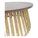 thumbnail image 3 of Mesa De Centro Mesa Lateral Base Mimbre Deco Boho Pequeña Marrón, 3 of 4