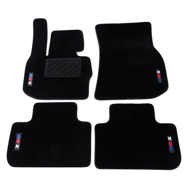 Alfombrillas de lana con logo luminoso antideslizantes para BMW X3 2018‑2024 – VEHROJ
