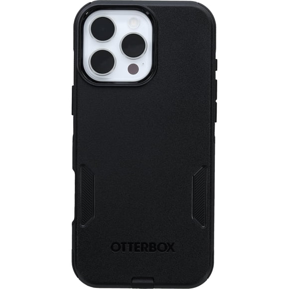 Funda OtterBox Commuter Series para iPhone 16 Pro Max, color negro