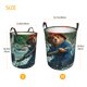 thumbnail image 5 of Oso Paddington Cesta de lavandería de gran capacidad redonda con asa, bolsa para ropa sucia plegable, almacenamiento para dormitorio, baño y lavadero 44x35 cm, 5 of 6
