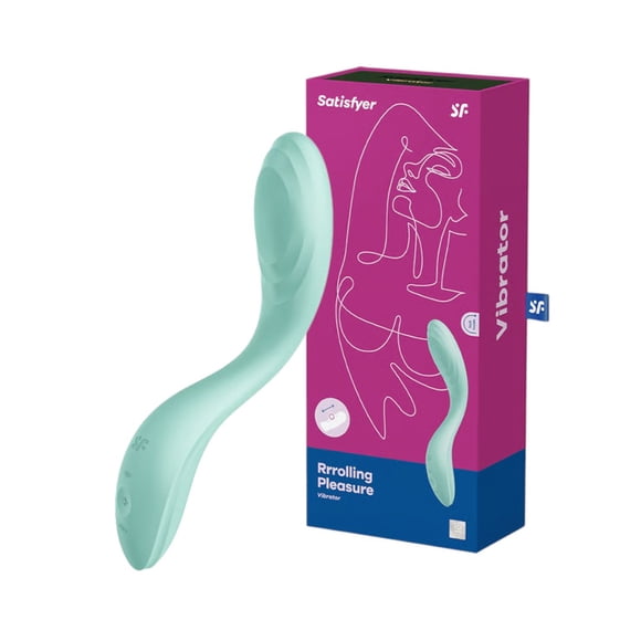Satisfyer Vibrador Masajeador Zona G Rrrolling Pleasure Verde