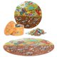 thumbnail image 3 of Puzzle de dinosaurios Boppi, 150 piezas, redondo, 58 cm, para niños, 3 of 9