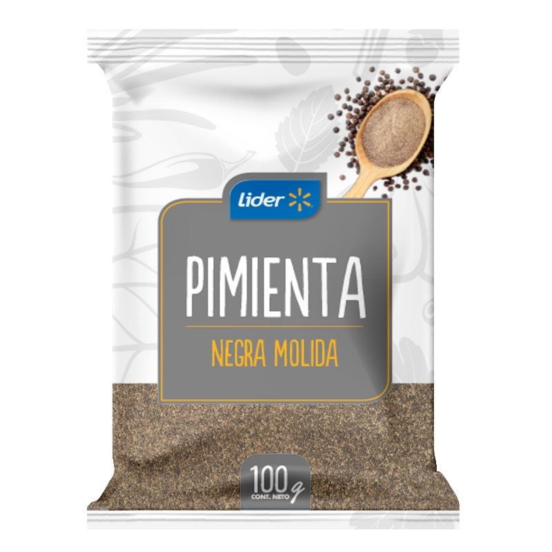 Pimienta Negra Molida 100 g Lider