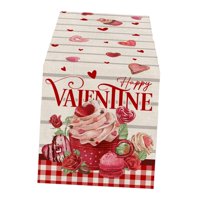 Magideal - De Mesa Para El Día De San Valentín, Mantel Para Decoración De Mesa De Comedor, Mantel Para Fiesta, Boda, Vacaciones, Decoración Del Hogar De , Magdalena