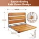 thumbnail image 4 of Asiento de ducha plegable Flngr de 16 pulgadas montado en la pared, 180 kg, 4 of 6