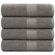 thumbnail image 1 of Toallas Bumble Towels 86 cm, paquete de 4, 650 GSM, gris, 1 of 9