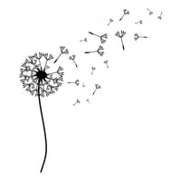 Rienda Libre Graphics - Decomural Dandelion Floral Flower Ws-41349