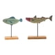 thumbnail image 5 of 2 Piezas De Adorno De Pez De Madera Con Forma De Pez De Navidad Decoración De Escritorio Con Estilo, 5 of 5