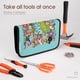 thumbnail image 3 of Harvey Beaks Bolsa de Almacenamiento Plegable Portátil con Compartimentos, Organizador de Herramientas Multi-Bolsillo, Uso Dual Viaje y Hogar 26.5*17.8cm, 3 of 5