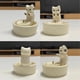 thumbnail image 4 of Candelabro de gatito, candelabro con patas de gato, divertido y lindo candelabro de gato, hecho a mano, resistente y resistente a altas temperaturas, para amantes de los gatos, 4 of 7
