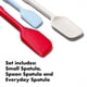 thumbnail image 3 of Juego de espátulas de silicona OXO Good Grips, 3 piezas, 3 of 9