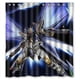 thumbnail image 1 of Cortina de ducha de Mobile Suit Gundam, juego de cortina de baño con ganchos, tamaño 66 x 72 pulgadas, 1 of 3