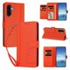 thumbnail image 2 of Funda Cartera Trébol para Samsung Galaxy A26 con Ranuras Tarjetas y Carga Inalámbrica Naranja, 2 of 6