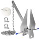 thumbnail image 1 of Kit de Ancla para Bote JY PERFORMANCE Ancla de Horquilla Galvanizada de 3.6 kg, 1 of 7