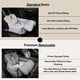 thumbnail image 3 of Asiento de coche para perros JACKO & CO Premium, seguro y acogedor para perros pequeños, 3 of 7