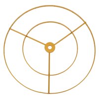 Ioensy - Anillo De Marco De Pantalla De Lámpara, Bricolaje, Metal Resistente, Para Comedor, Jaula De Luz, Protector, Cafetería, 35Cm