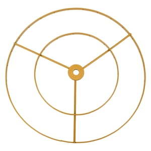 Ioensy - Anillo De Marco De Pantalla De Lámpara, Bricolaje, Metal Resistente, Para Comedor, Jaula De Luz, Protector, Cafetería, 35Cm