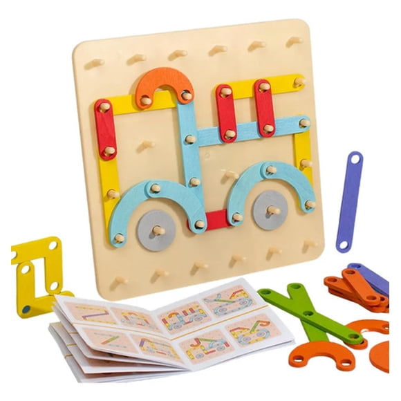 Tablero De Madera Geometría Clasificación Juguete Montessori