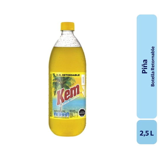 Bebida Sabor Piña Botella 2500 ml Kem