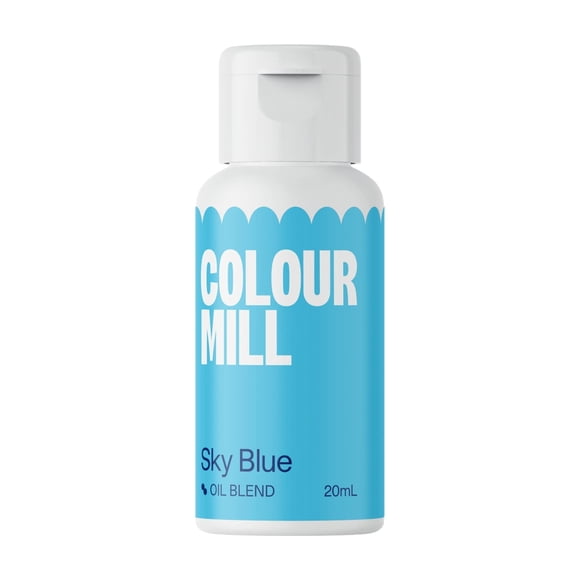 Colorante Alimentario Sky Blue Mezcla En Aceite 20 Ml