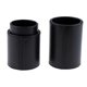 thumbnail image 4 of PU Vacío Contenedor De Almacenamiento Lápiz Labial Pinzas Maquillaje Pincel Titular Caja Negro, 4 of 5