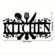 thumbnail image 4 of 2pcs Black Fork Spoon Metal Signs - Rustic Kitchen Decor for Home & Farmhouse Kitchen Wall Decors, 4 of 4