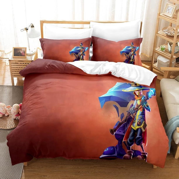 New Game Dungeon Defenders Bedding Set Cartoon Anime three-piece set Adult Kid Bedroom Duvet cover Sets Home Textiles Bed Sheets