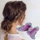 thumbnail image 2 of Unique Bargains Navidad 1 Pc Pinza de Pelo Mariposa Grace para Mujeres 4.45"x3.23"x1.38" Púrpura, 2 of 3