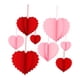 thumbnail image 4 of 8 Adornos De Corazón Para Colgar En La Puerta, Color Rojo Y Rosa., 4 of 5