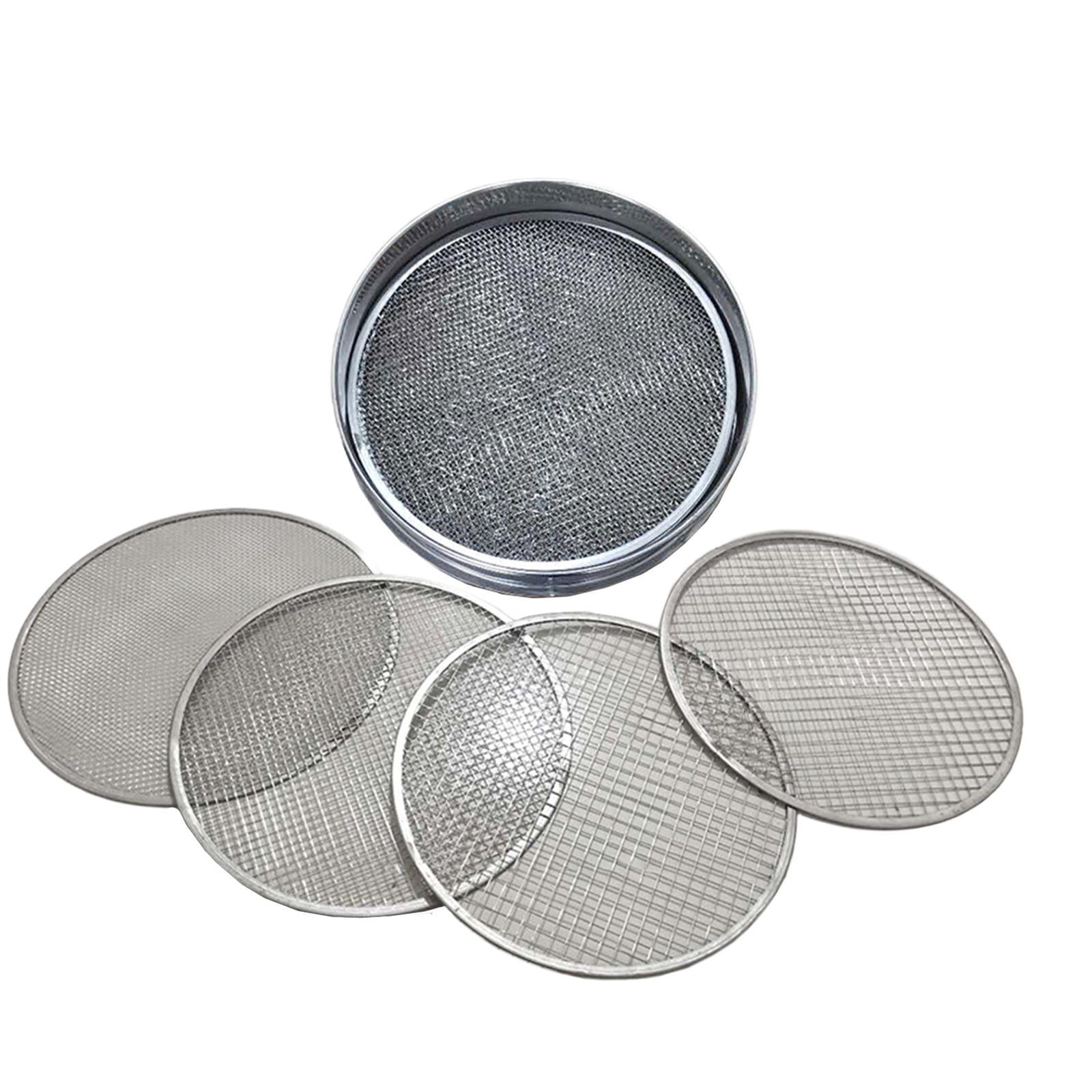 Magideal - De Suelo Para Jardín, Accesorio De Acero Inoxidable, Multiusos, Práctico, Fácil De Usar, Herramientas Manuales Para Macetas Con 5 Mallas Interca