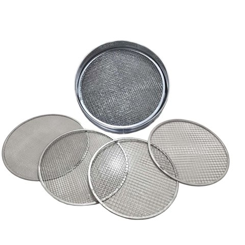 Magideal - De Suelo Para Jardín, Accesorio De Acero Inoxidable, Multiusos, Práctico, Fácil De Usar, Herramientas Manuales Para Macetas Con 5 Mallas Interca