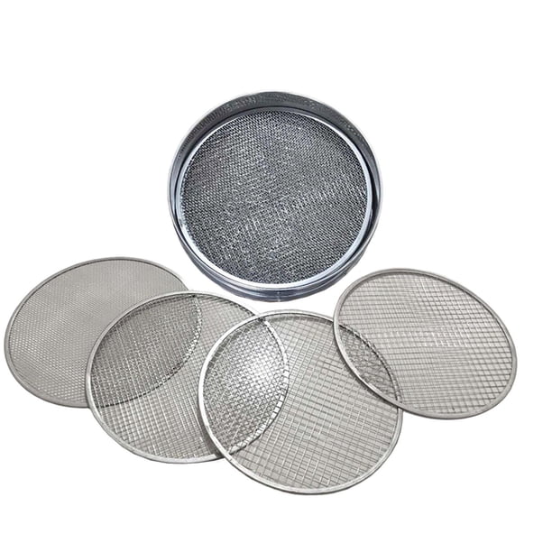 de Suelo para Jardín, Accesorio de Acero Inoxidable, Multiusos, Práctico, Fácil de Usar, Herramientas Manuales para Macetas con 5 Mallas Interca